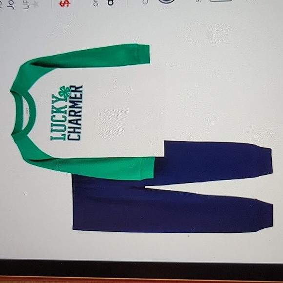 NWT: Carter's Lucky Charmer 2 Piece Pant Set - Picture 14 of 14